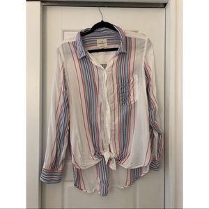 American Eagle oversized button up